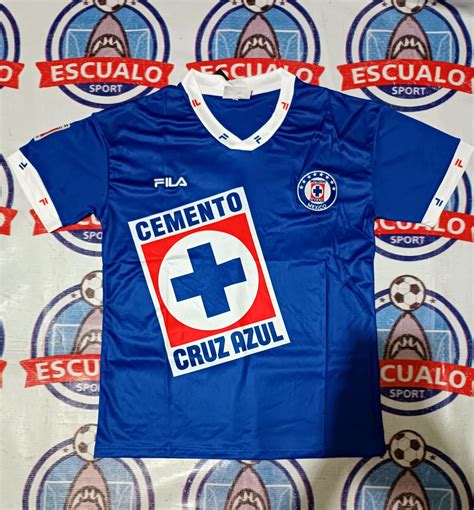 cruz azul retro jersey.